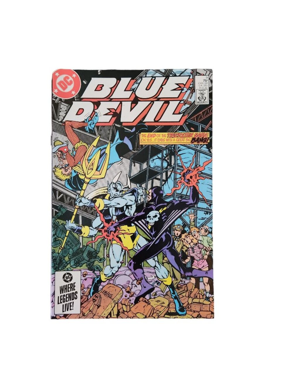 DC Comics Blue Devil #9 1985 Comic Book Collector Bagged Boarded